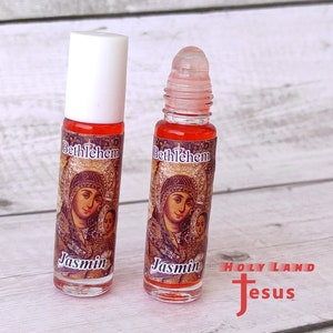 Anointing Oil Jasmin Holy Land 100% Natural & Pure Extra Virgin Olive Oil Jasmine 10ml Israel
