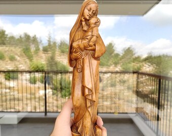 Figurines antiques Christian Brown, support noir, Jésus 33 cm