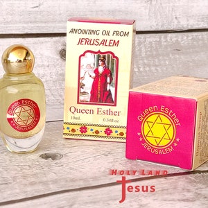 Anointing Oil Queen Esther Bless Home Jerusalem Holy Land Blessed 10ml Gift Religious