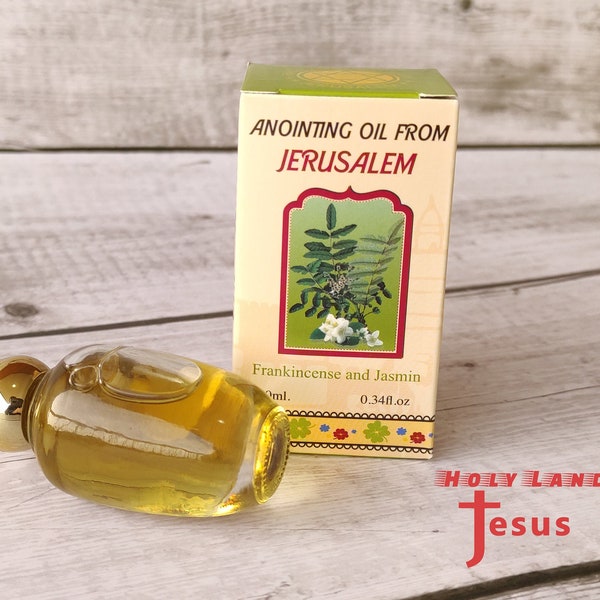 Oint d’encens à l’huile et jasmin Terre Sainte Béni 10ml