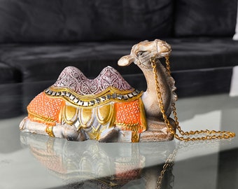 Camel Animal Model Statue Figurine Decor Gifts Statue Sculpture Crafts Hand Made