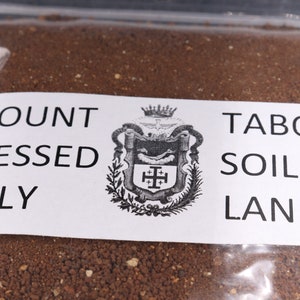 Mount Tabor Soil Holy Land Blessed 80gr \ 2.8oz Christianity Religion Souvenirs