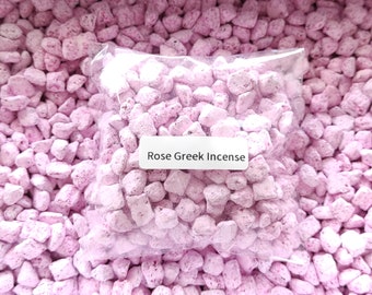 Rose Greek Incense  80Gr\210Gr Grade Athos Orthodox Premium Quality Church Incense Special Gift