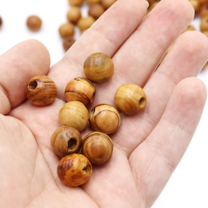300 pcs Wood Olive Beads 13-14 mm Holy Land Bethlehem Rosary Jerusalem necklace