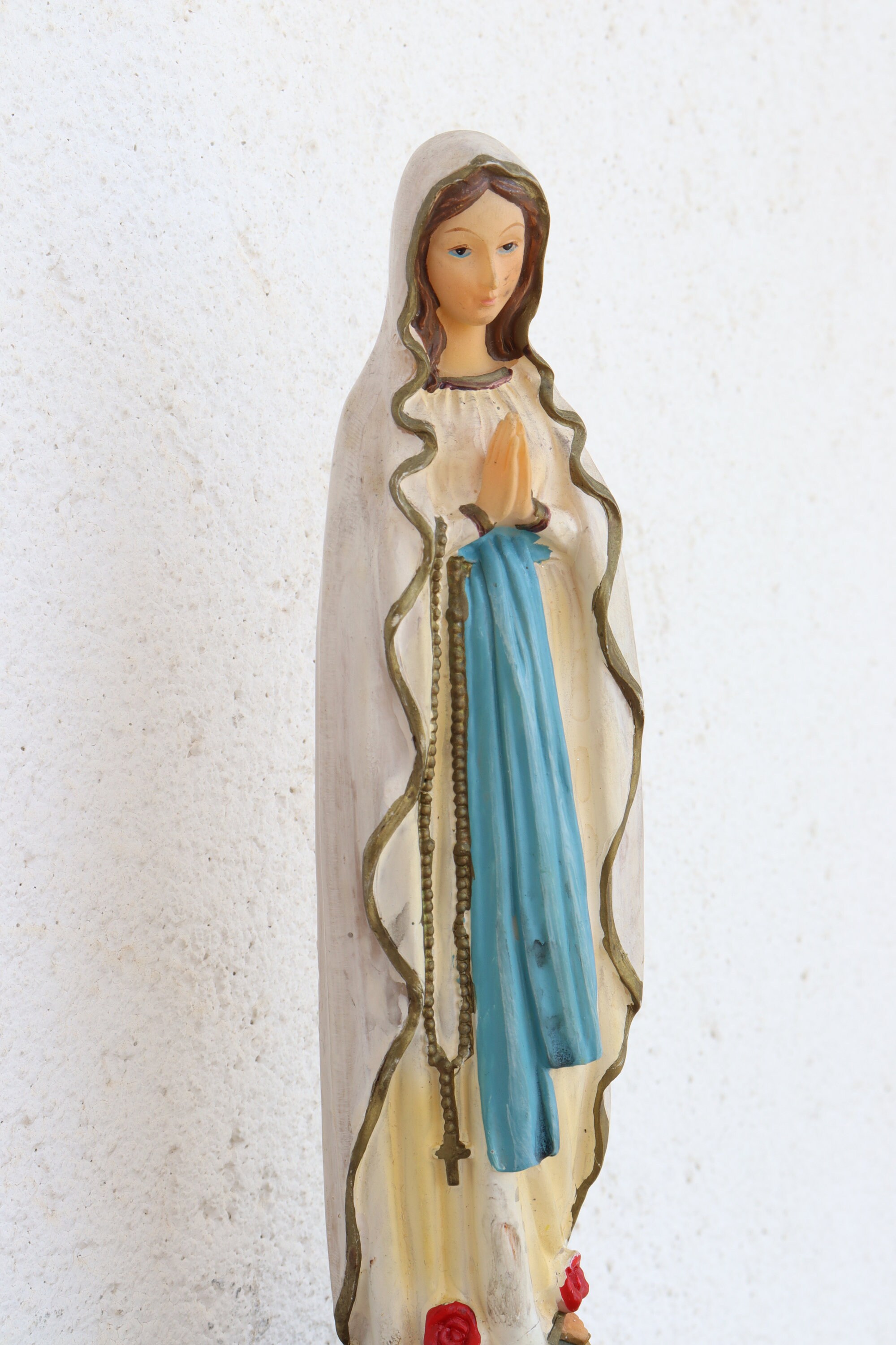 マリア像 聖母 ヴィンテージ ルルド マドンナ 像 キリスト教 宗教