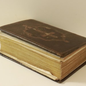 Antique Book of Prayers 1841 Christianity Religion Old