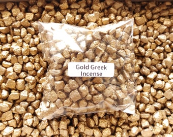 Greek Incense Gold 80Gr\210Gr Grade Athos Orthodox Premium Quality Church Incense Special Gift