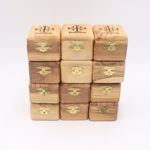 Olivenholzkiste X12 Hand Made Jerusalem Holyland Handwerk Souvenir Christianity