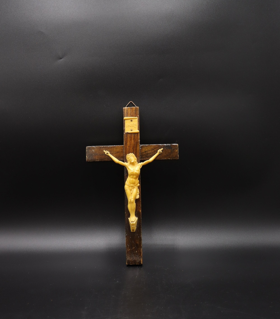 Crocifisso di San Damiano cm 56X76 Legno Massello Aureola a Rilievo