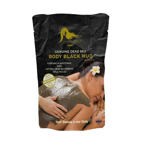 Dead Sea Body Black Mud  300G  ISO Certified  Skin Pure Moisture Natural  authentic directly extracted From Dead Sea