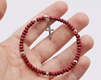 2 Pcs Bracelet Scented Holy Land Souvenir Jerusalem Hand Made Religion Virgin Mary