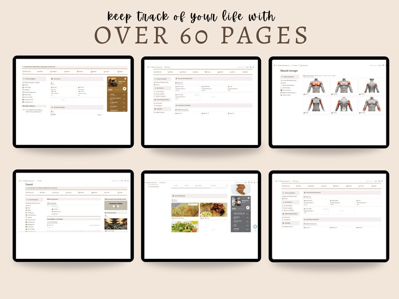 Notion Ultimate All in One Life Planner Template- ADHD Digital ...