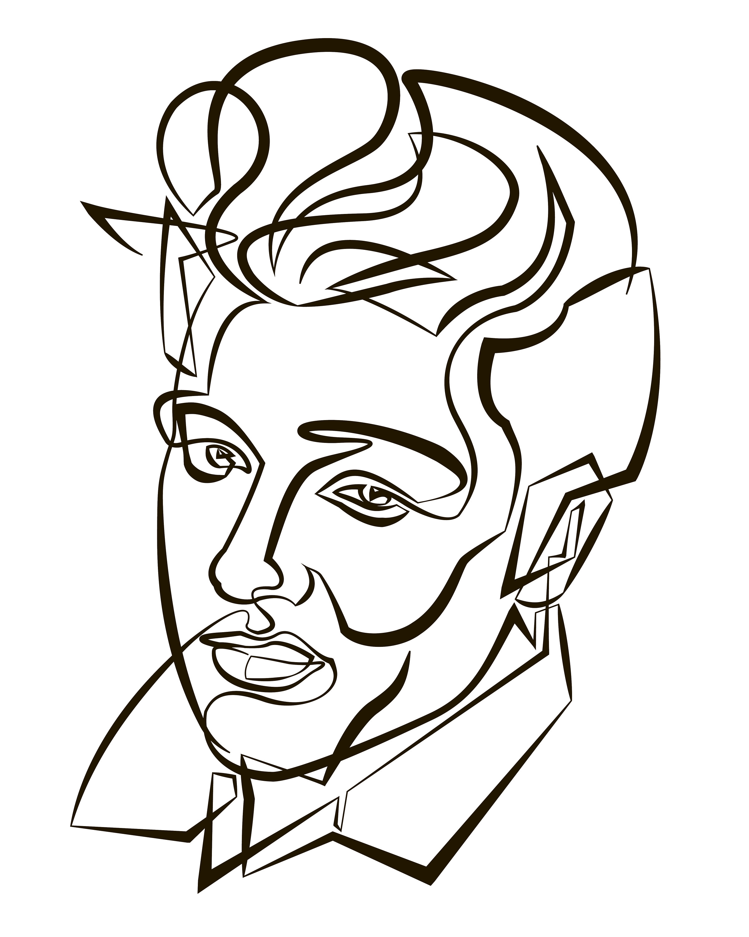 Elvis Presley Digital Printable Line Art Elvis Digital | Etsy