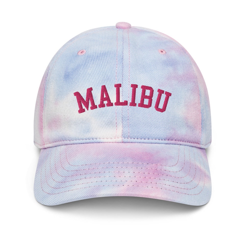 Malibu Tie Dye Hat Malibu Chapeau brodé Malibu Cap California Etsy