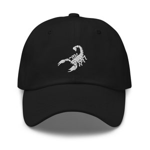 Scorpio Dad Hat Scorpio Embroidered Dad Hat Scorpio Cap Zodiac Hat Scorpio Hat Scorpion Embroidery Gift for Scorpios