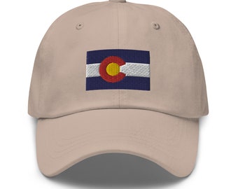 Colorado Flag Hat, Colorado Baseball Cap, Colorado Embroidered Cap, Colorado Dad Hat, Colorado, Colorado Flag Embroidered, Colorado Gifts
