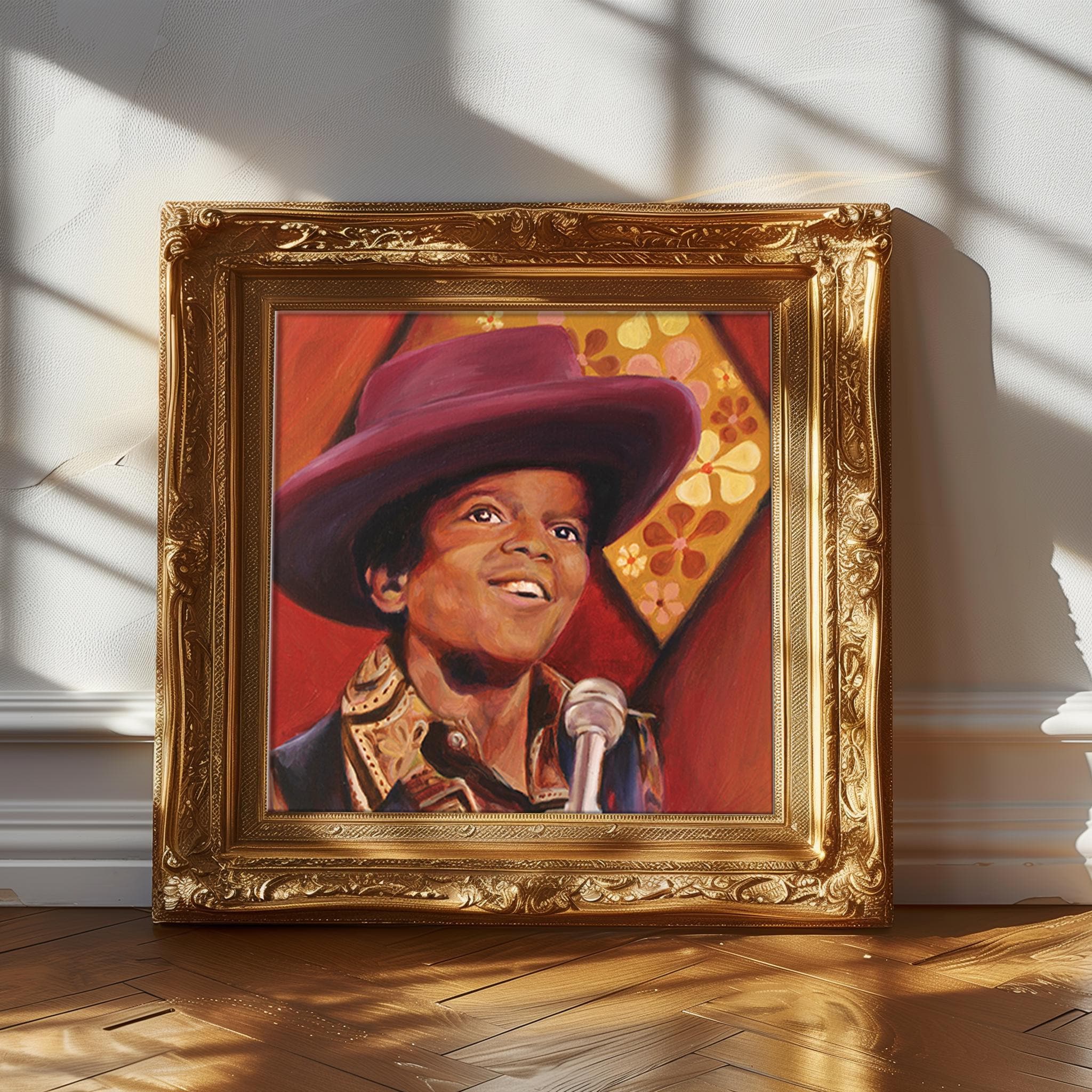 Michael Jackson 1969 Giclee Art Print | Jackson 5, Ed Sullivan