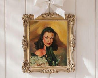 Scarlett O'Hara Fine Art Print | Gone With The Wind Portrait