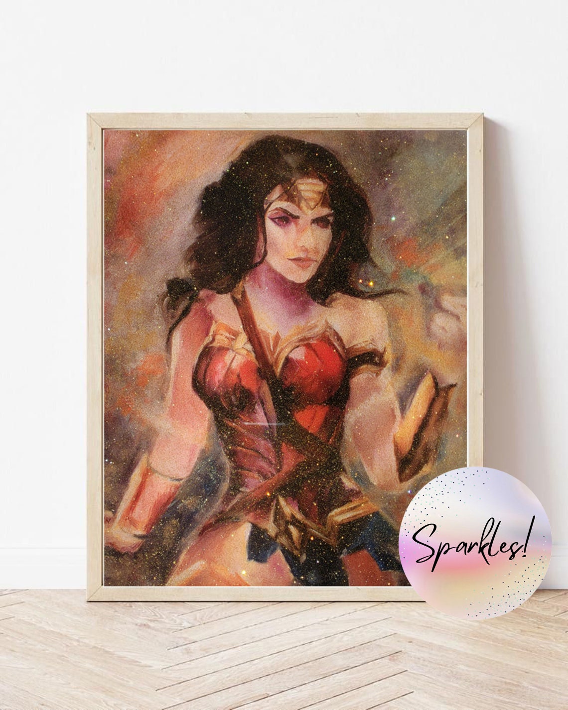 Wonder Woman Pop Art Diamond Painting