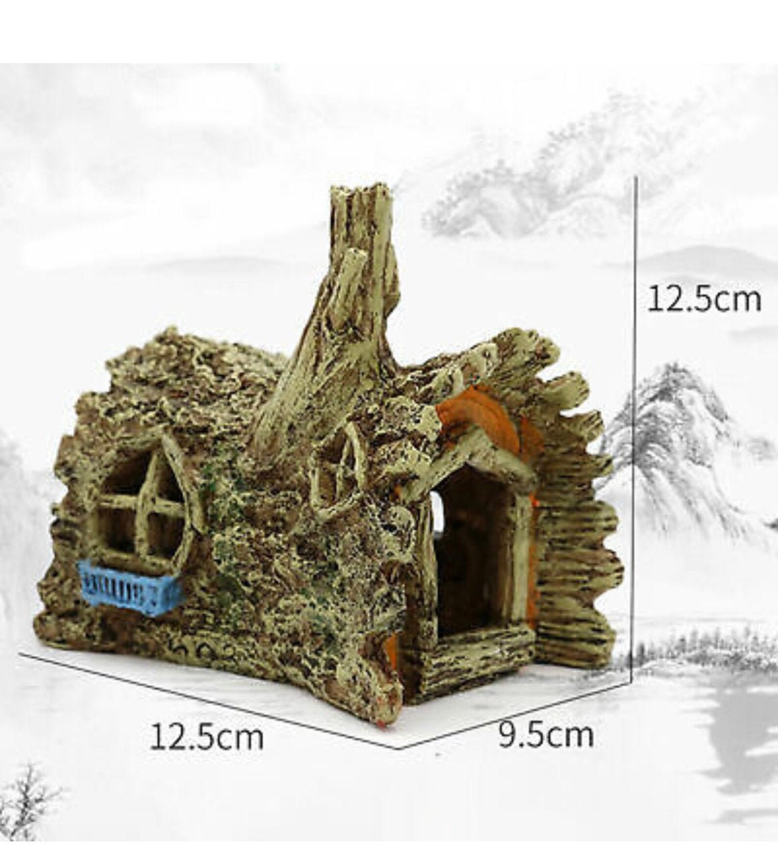 Underwater Gnome House Hiding Cave Aquarium Ornament Etsy