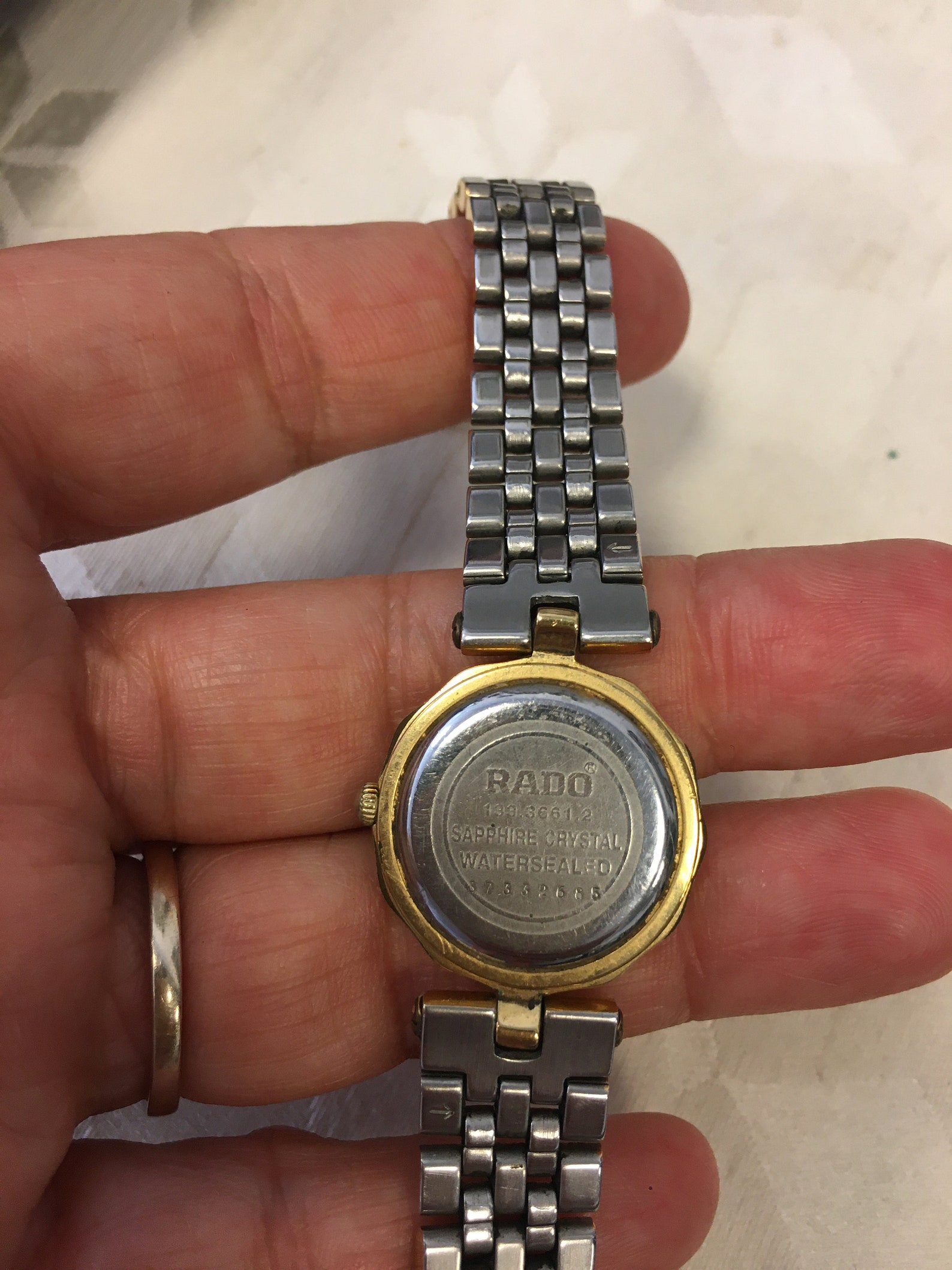 Rado two tone vintage ladies watch Etsy