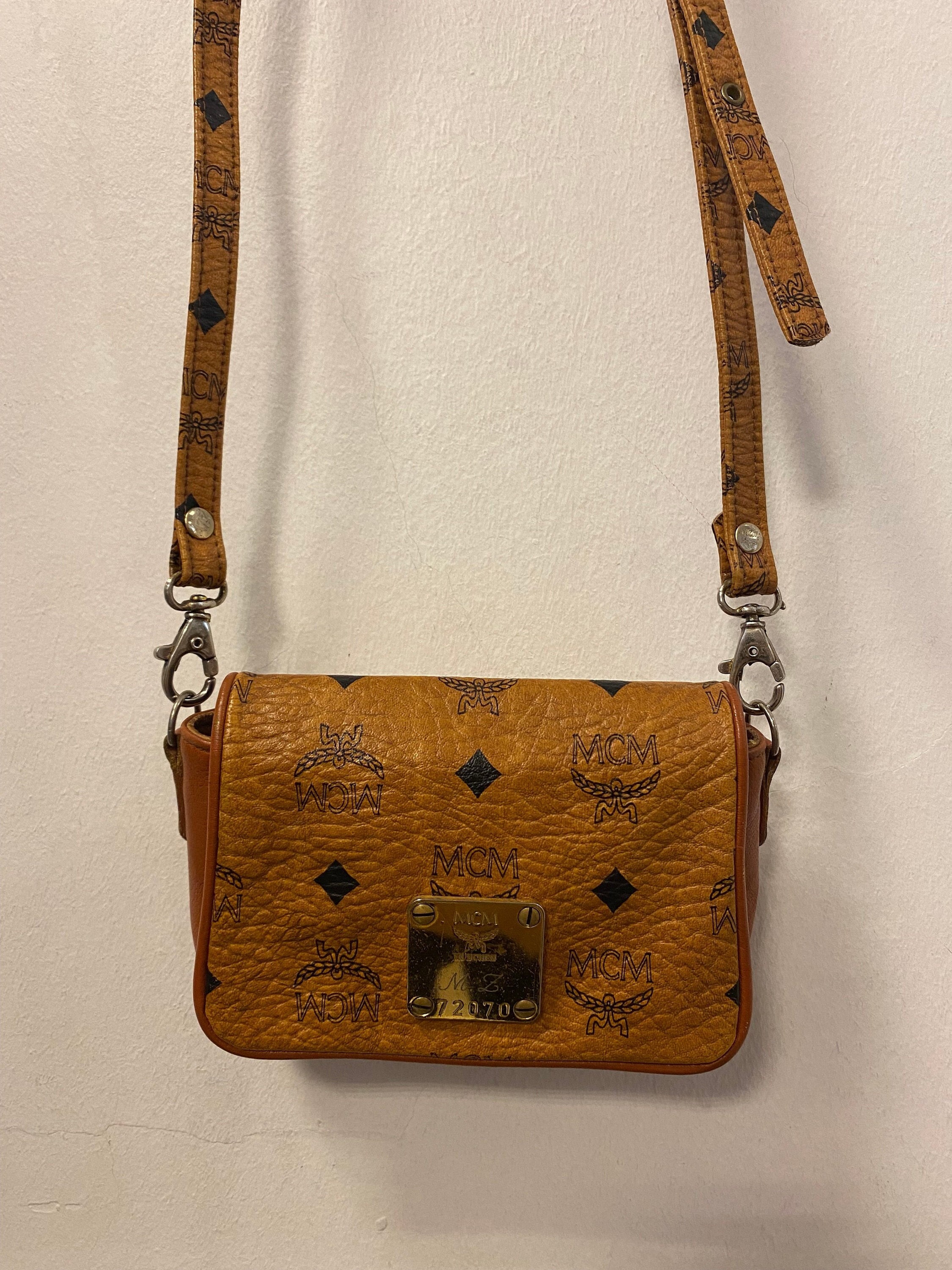 MCM Ladies Mini Shoulder Bag in Vintage Jacquard Monogram