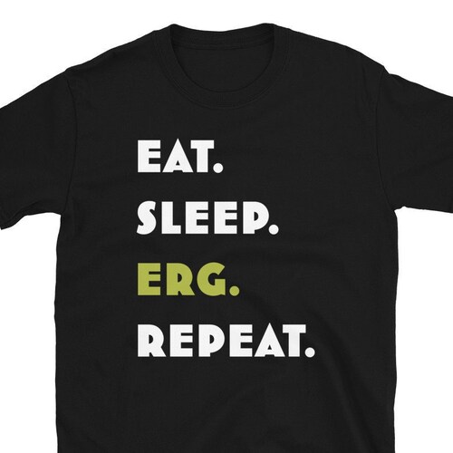 Eat Sleep Row Repeat Rowing Shirt Rower Gift Etsy