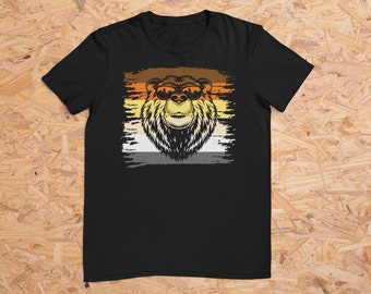 Bear Pride Flag with Grizzly Bear Pride T-Shirt