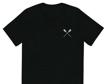 Rowing Crew Embroidered Oars T-Shirt