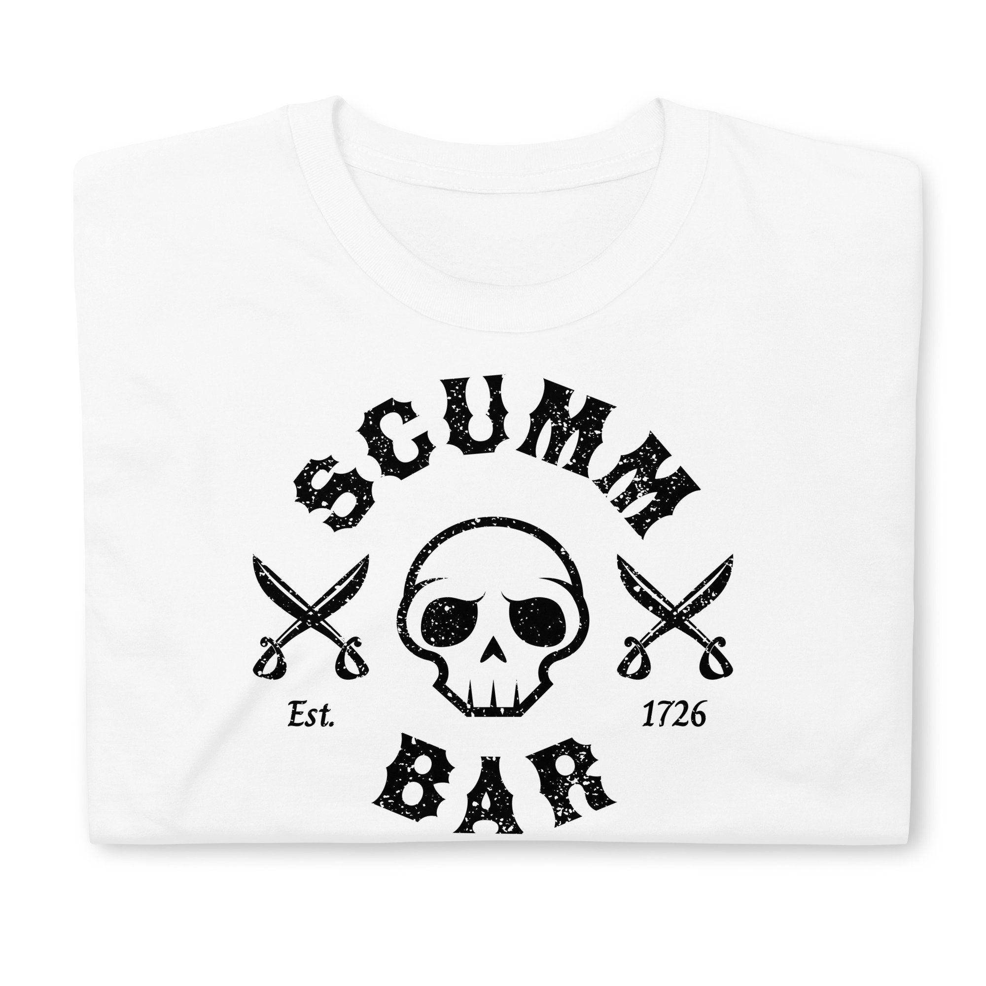 T-shirt Scumm Bar - Logo Rétro The Secret Of Monkey Island - Neuf Avec étiquettes
