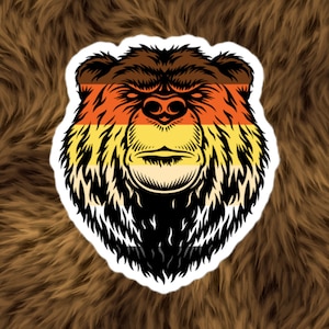 Bear Pride Bubble-free sticker