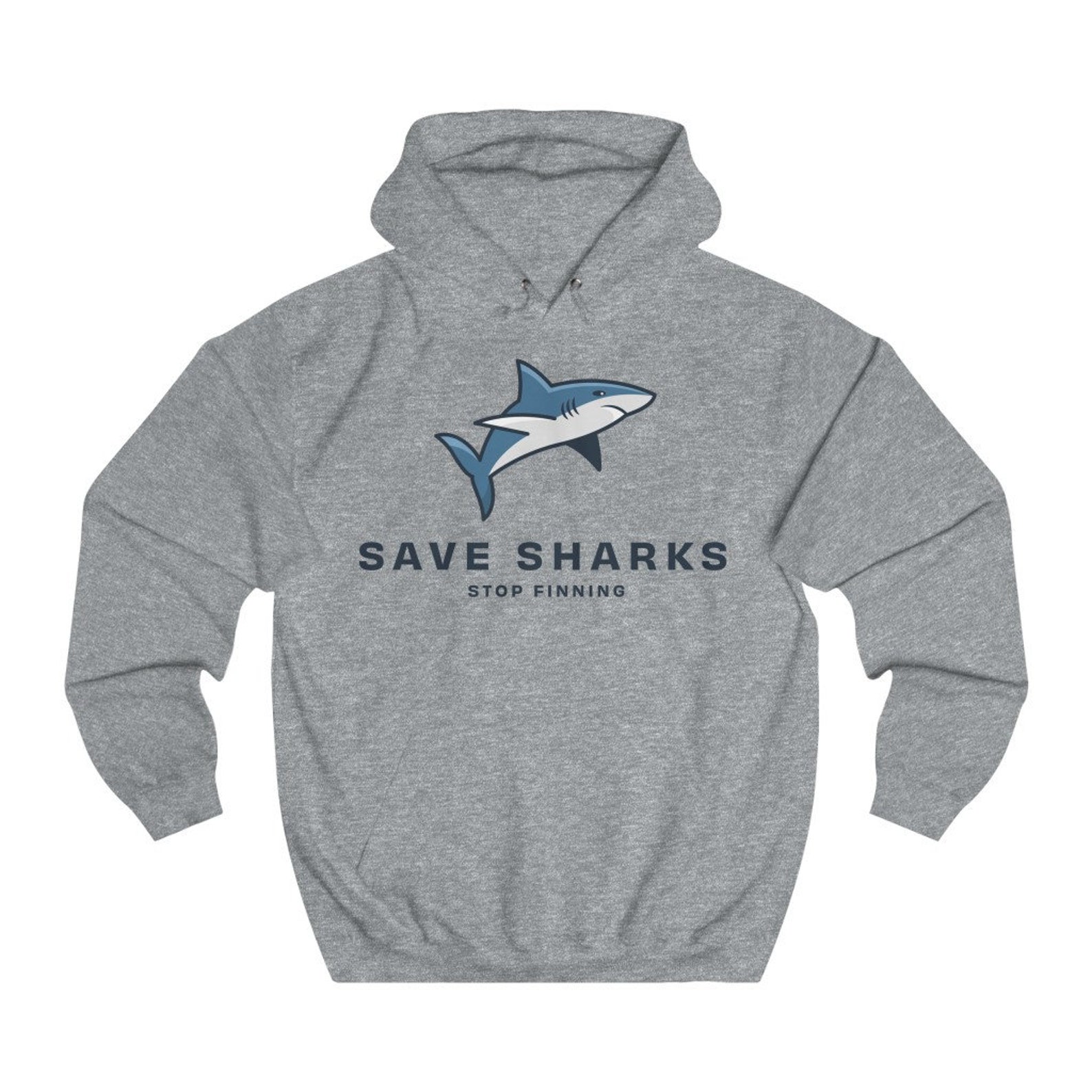 Save Sharks Stop Finning College Hoodie | Etsy