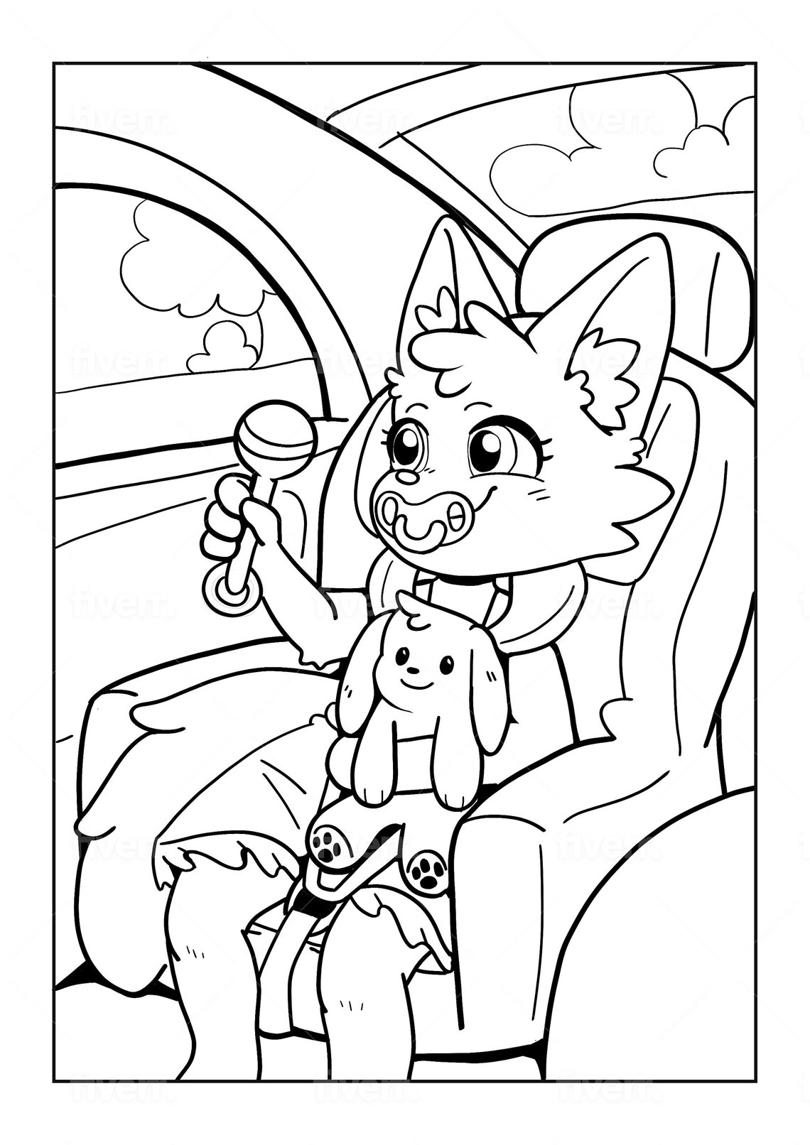 BabyFur/Littles Coloring pages 6-10 of 13 | Etsy