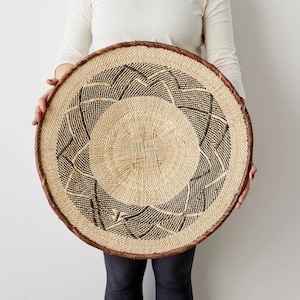 3 szt. 45 cm duży kosz Tonga//Kosze Binga//Kosze Zimbabwe//Kosze dekoracyjne ścienne//Afrykańskie kosze wiszące na ścianę