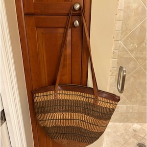 Sisal gewebte Tragetasche mit Reißverschluss Gewebte Sisal Stroh Tasche Sisal Korb Tasche Strandtasche Bürotasche Afrikanische handgewebte Tasche einzigartiges Geschenk für sie