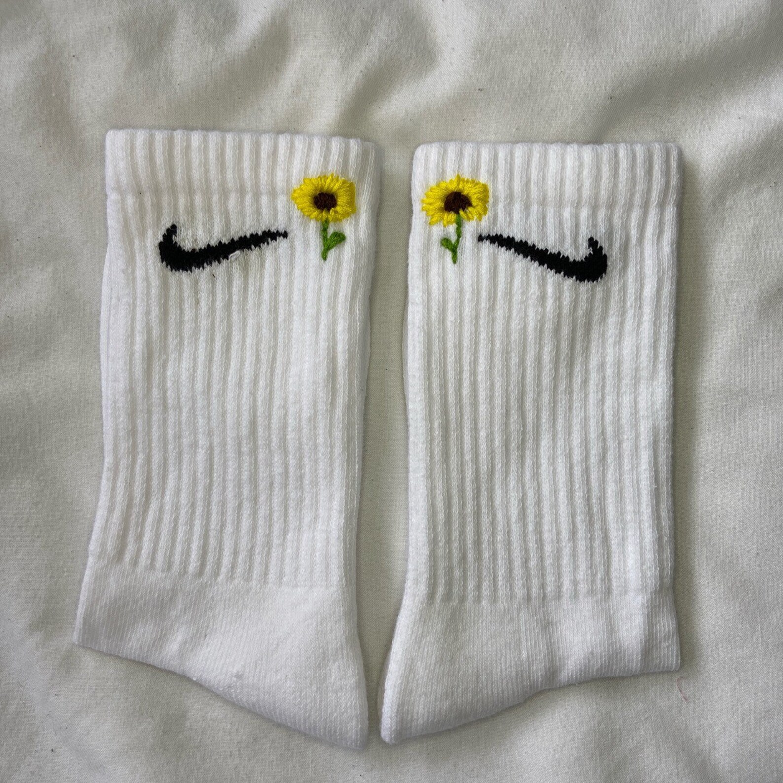 Embroidered branded Nike socks multiple designs and colours | Etsy