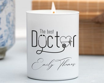 Candle Gift for a Doctor, Candle for the Best Doctor, Future Doctor Gift,  Doctor Graduation Gift Candle, Thank You Gift for Doctor