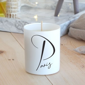 Name on Personalized Candle, Custom Designed Name Gift, Customized Scented Soy Candle image 3