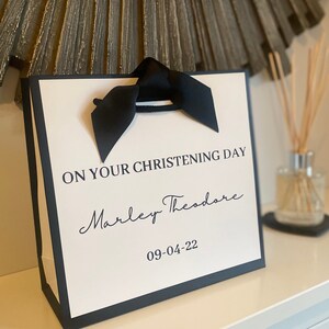 Personalised Christening Day Gift Bag