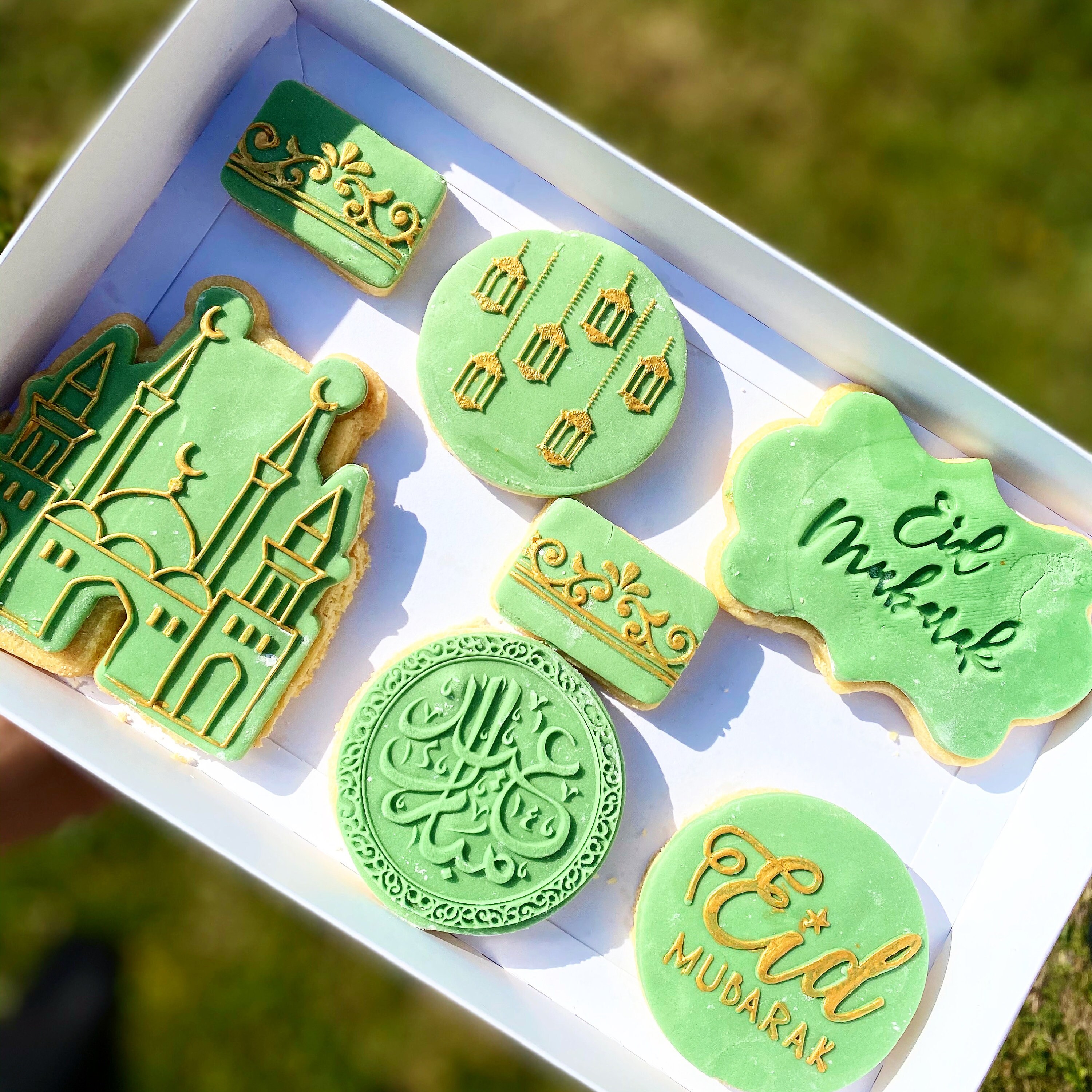 Eid Biscuits Fondant Biscuit Eid Ramadan Eid Cookies Etsy UK