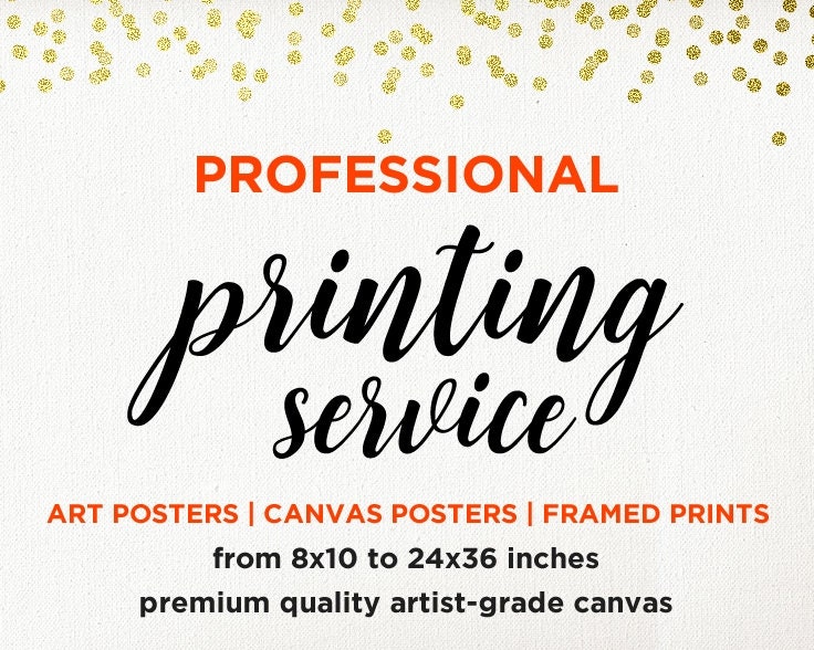 Custom Canvas Board Poster Printing Services