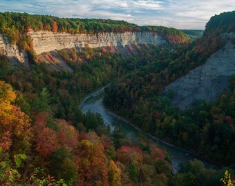 Letchworth Canyon with Autumn Colors