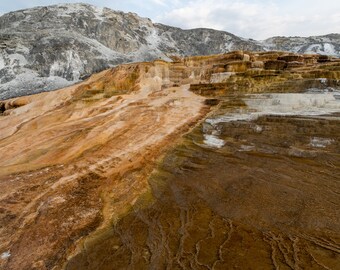 Jupiter Terrace at Mammoth Hot Springs - Yellowstone National Park