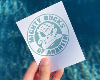 12" x 3" NHL® Mighty Ducks Bumper Sticker SUPPORT YOUR TEAM 