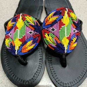 ankara gladiator sandals