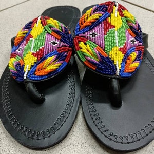 ankara gladiator sandals