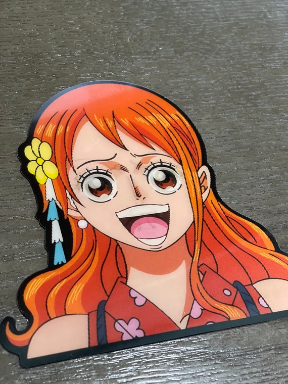 Nami Peeker Sticker Anime Motion Stickers Car Decals | Etsy