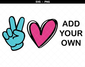 Download Peace Love Svg Etsy