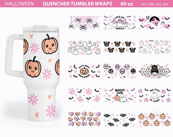 Halloween Stanley Cup Wrap Svg, Cute Halloween svg, Cute Wrap, Momster Svg, Spooky svg, 40oz Tumbler Wrap, Halloween SVG, Quencher Tumbler