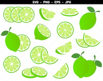 Lime svg Bundle, Lime Slice svg, Limes svg, Lime Cut File, Summer Fruit svg png eps